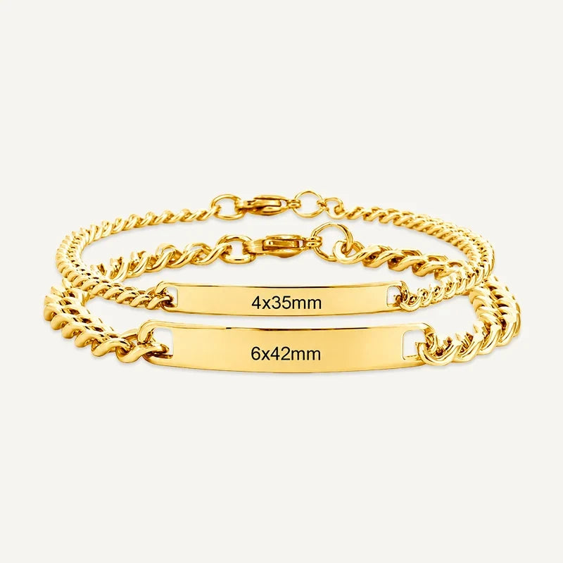 Partnerarmbänder mit ewiger Rose im Geschenkset
