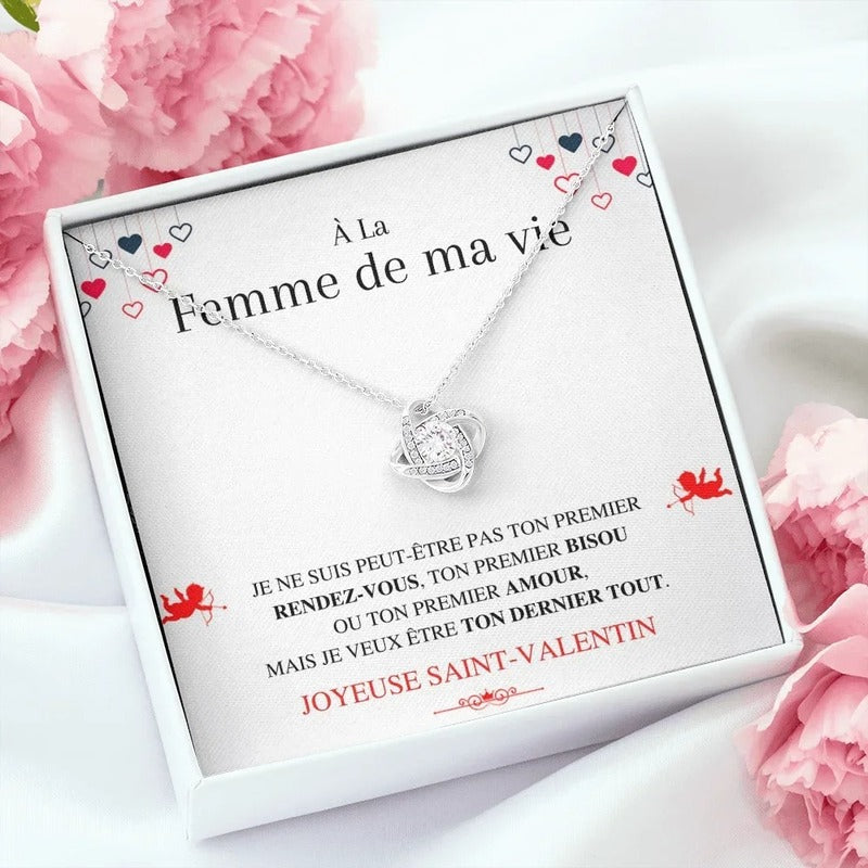 Herzkette zum Valentinstag mit Botschaftskarte