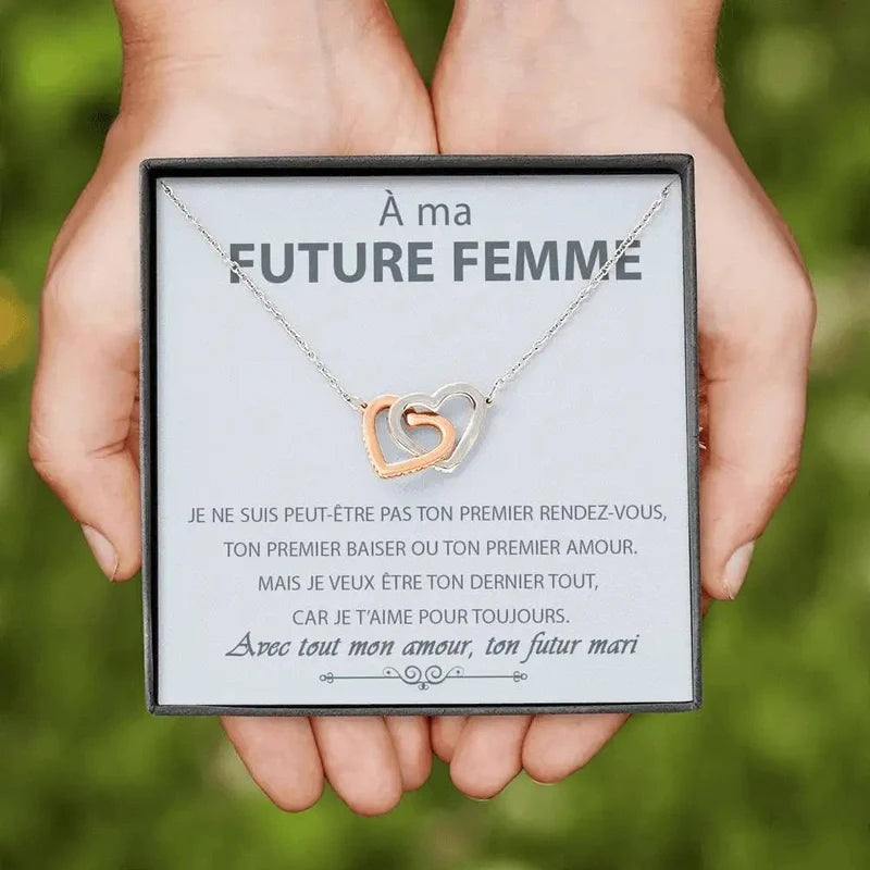 Herzkette für die zukünftige Frau
