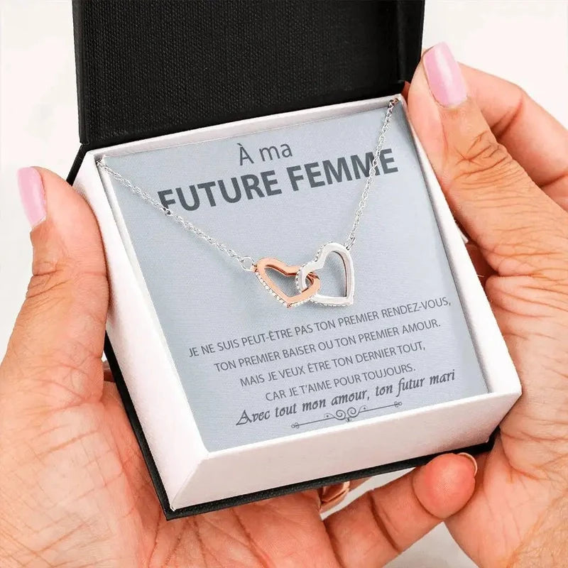 Herzkette für die zukünftige Frau