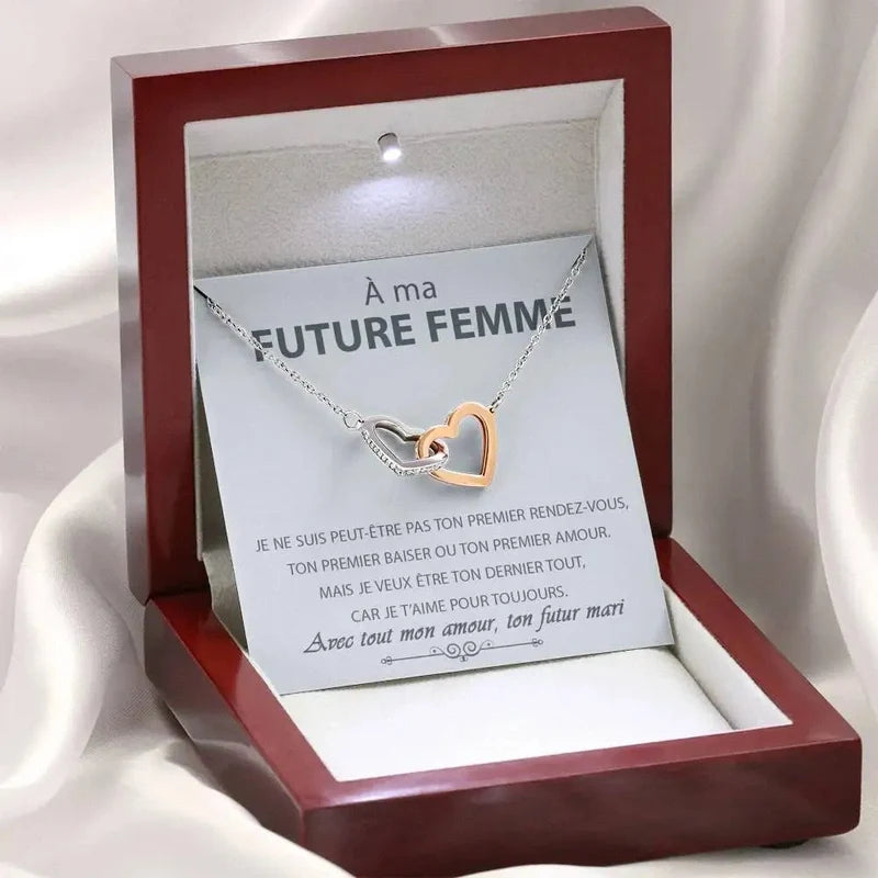 Herzkette für die zukünftige Frau