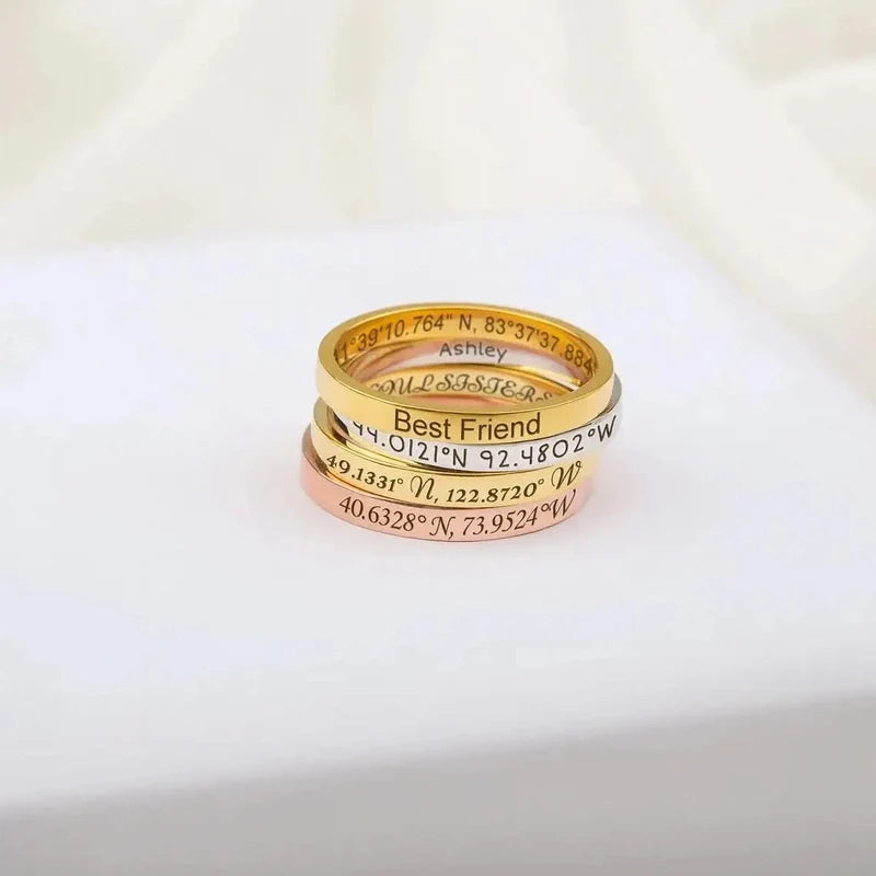 Schmaler Ring zum Gravieren