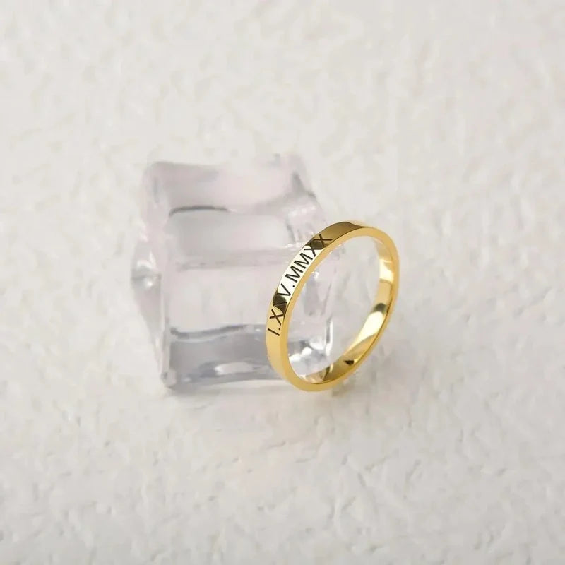 Schmaler Ring zum Gravieren