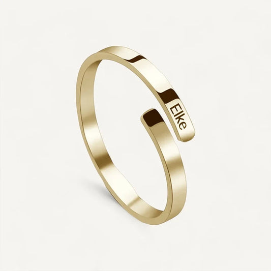 Schmaler Ring mit Gravur