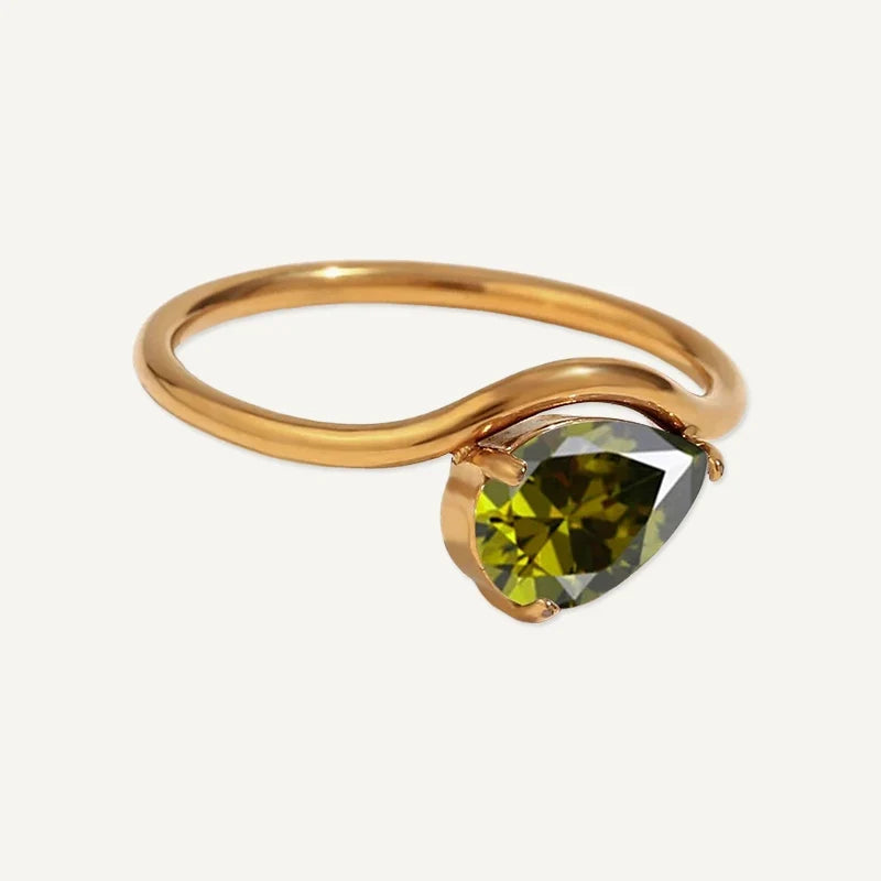 Geburtsstein Ring personalisiert
