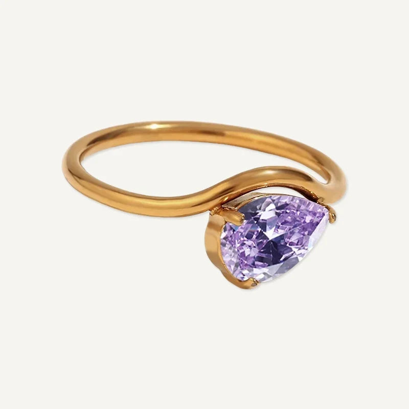 Geburtsstein Ring personalisiert