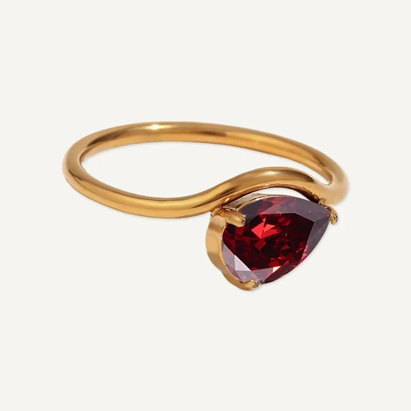Geburtsstein Ring personalisiert