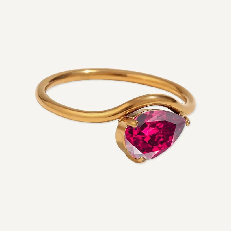 Geburtsstein Ring personalisiert