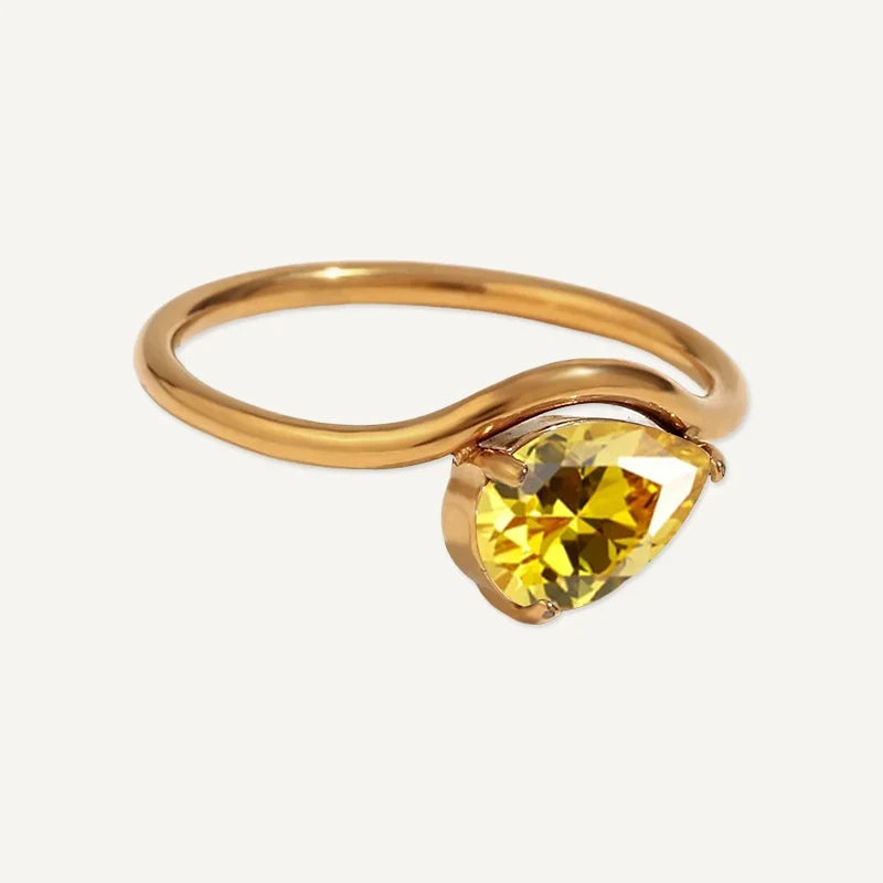 Geburtsstein Ring personalisiert
