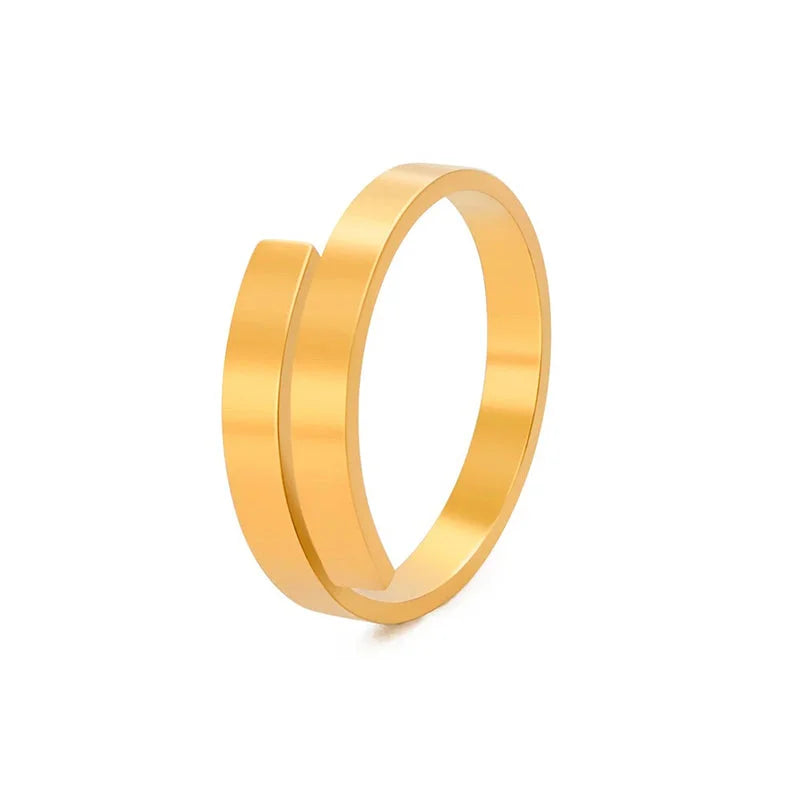 Ring zum Gravieren mit zwei Botschaften