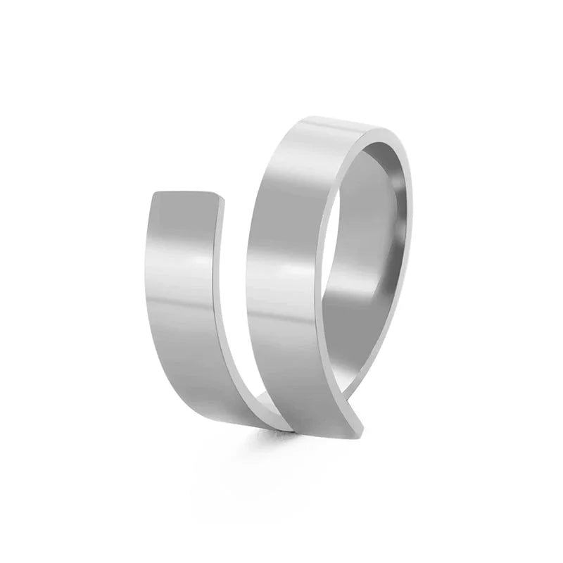 Ring zum Gravieren mit zwei Botschaften