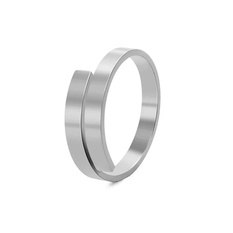 Ring zum Gravieren mit zwei Botschaften