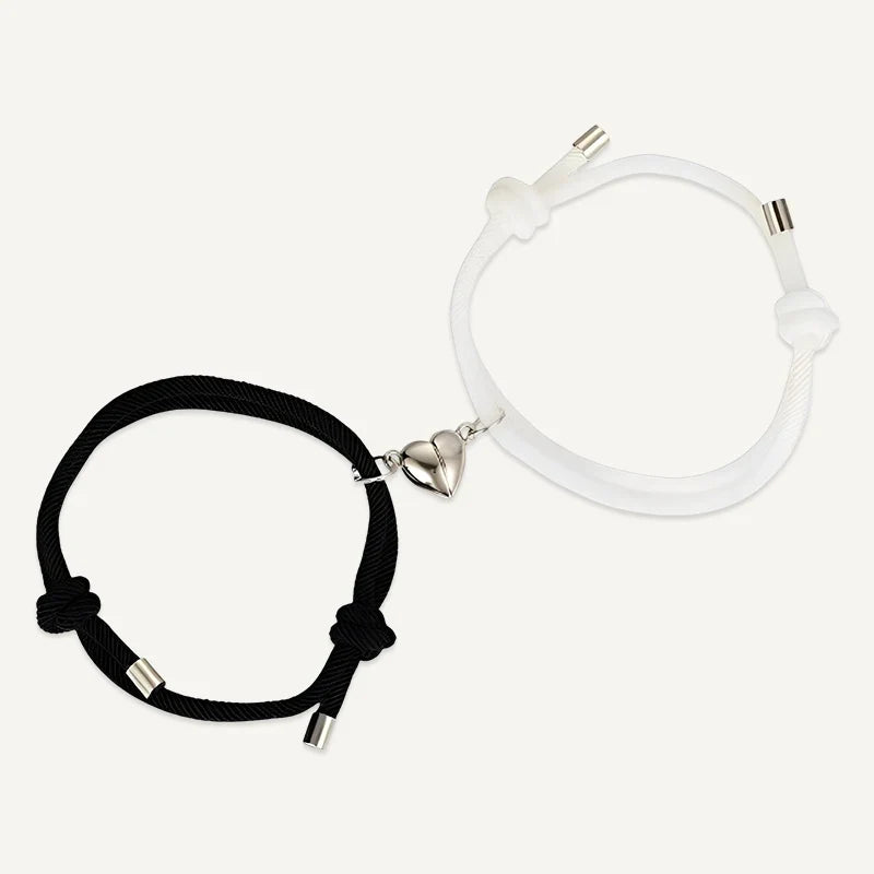 Partnerarmbänder mit magnetischem Herz