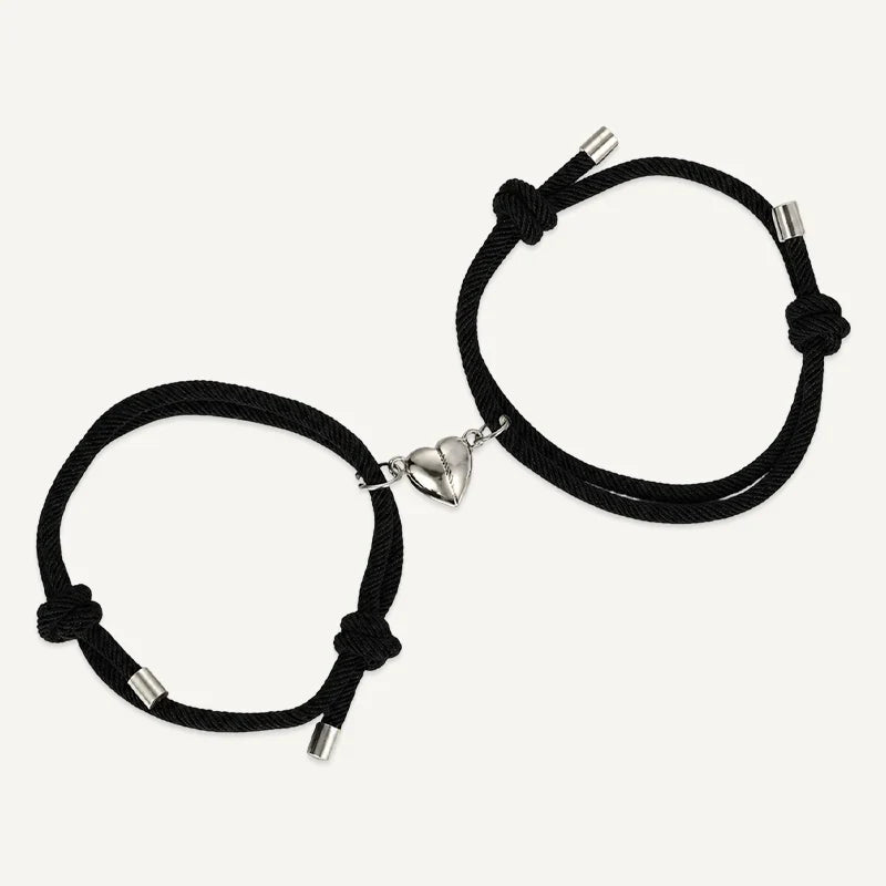 Partnerarmbänder mit magnetischem Herz