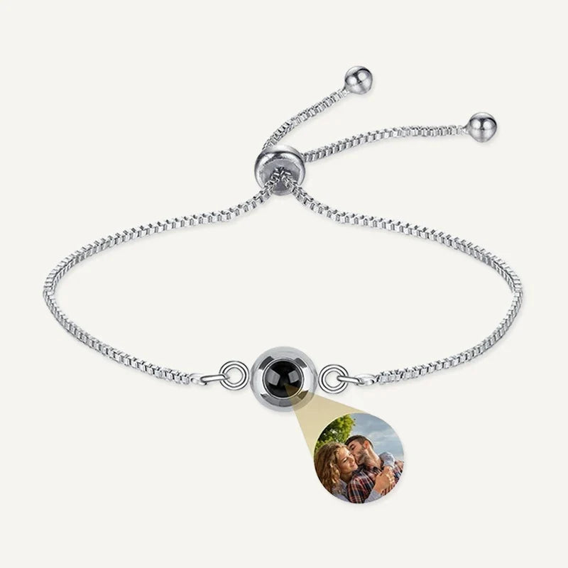 Feines Fotoarmband für Damen mit Bildprojektion