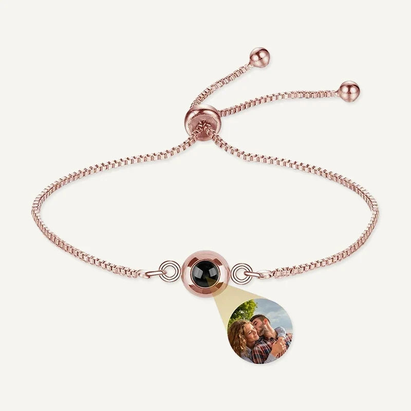 Feines Fotoarmband für Damen mit Bildprojektion