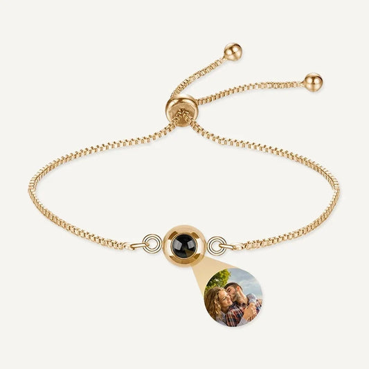 Feines Fotoarmband für Damen mit Bildprojektion