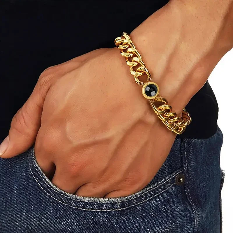 Herrenarmband mit Bild