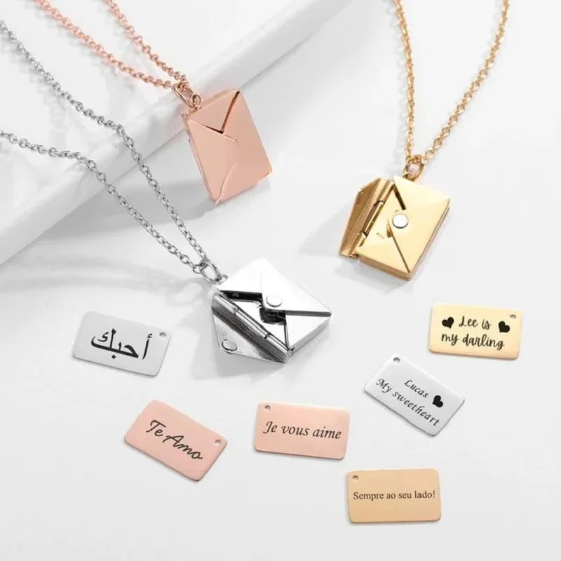 Ewige Rose mit Buchstabenkette im Set
