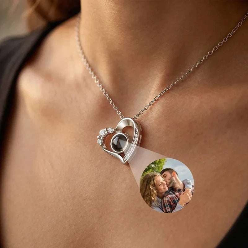 Herzkette mit Bild