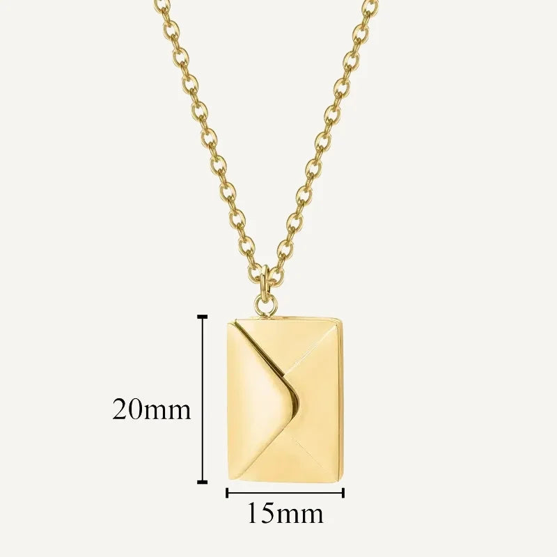 Kette mit Briefumschlag Anhänger