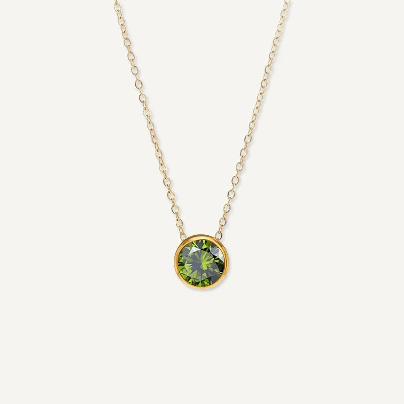 Geburtsstein Kette personalisiert
