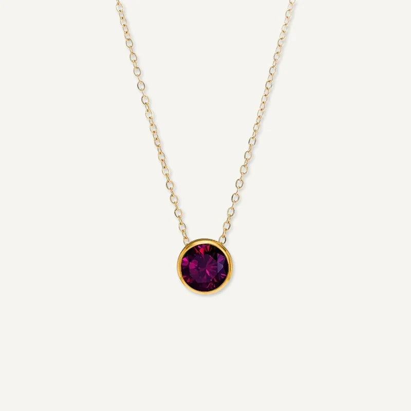 Geburtsstein Kette personalisiert