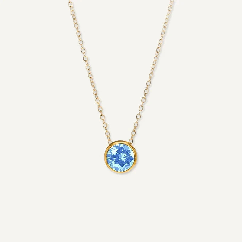 Geburtsstein Kette personalisiert