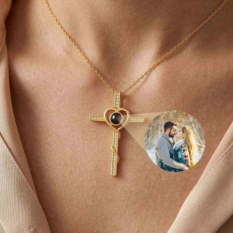 Kreuzkette mit Bild