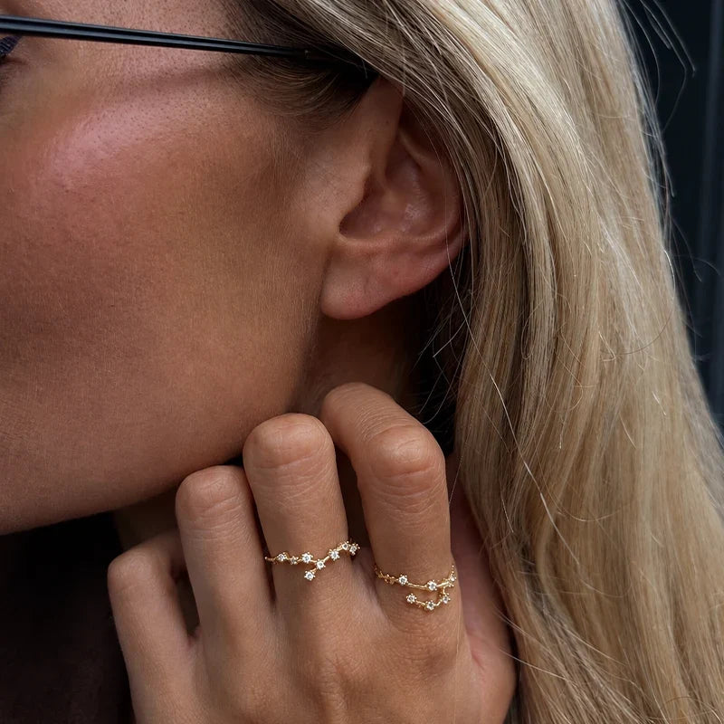 Sternzeichen Ring mit Sternbild