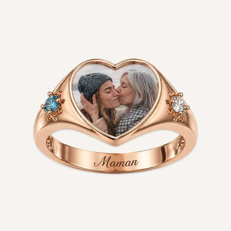 Herz Ring mit Foto
