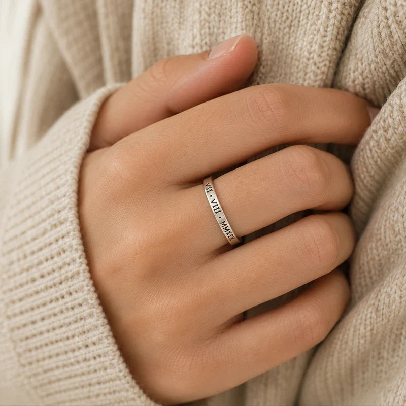 Schmaler Ring zum Gravieren