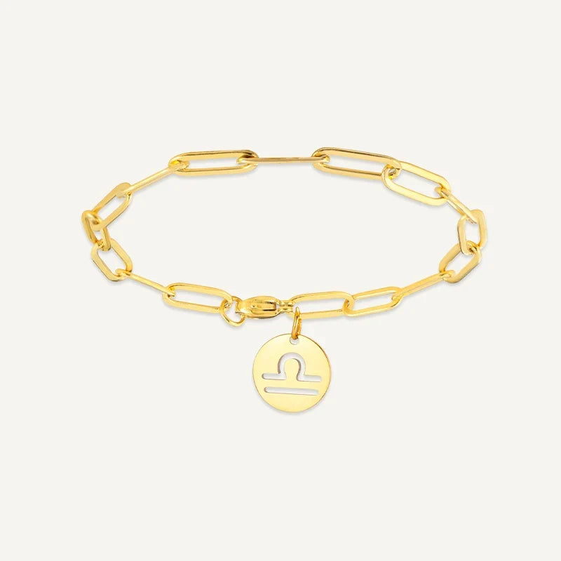 Sternzeichen Armband mit Gliederkette