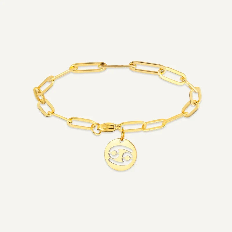 Sternzeichen Armband mit Gliederkette
