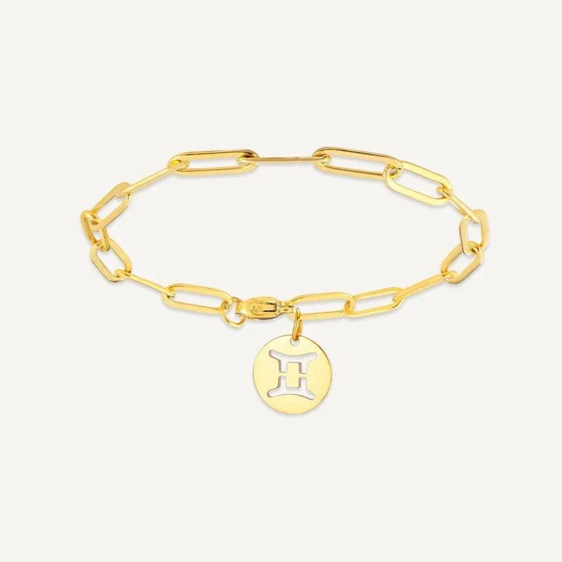 Sternzeichen Armband mit Gliederkette