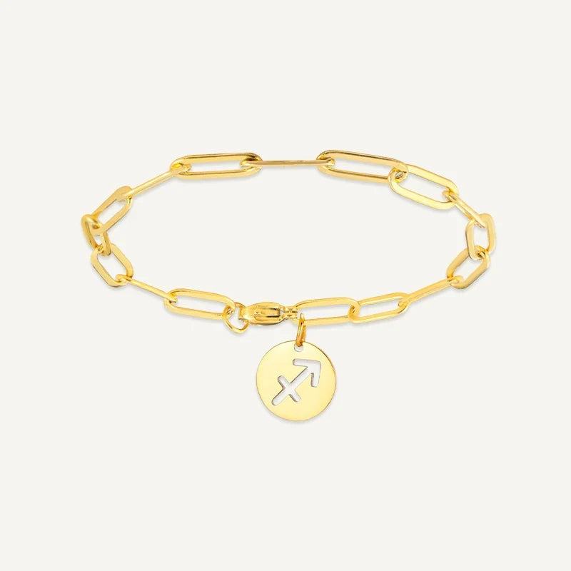 Sternzeichen Armband mit Gliederkette