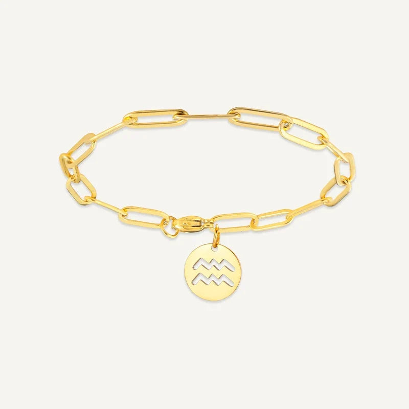 Sternzeichen Armband mit Gliederkette