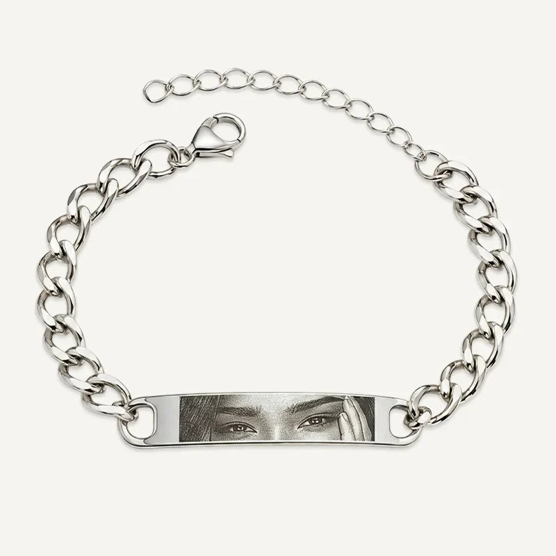 Herrenarmband mit Foto