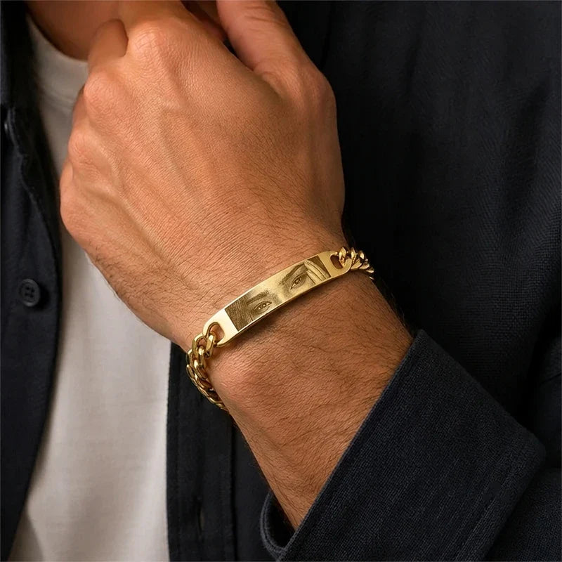 Herrenarmband mit Foto