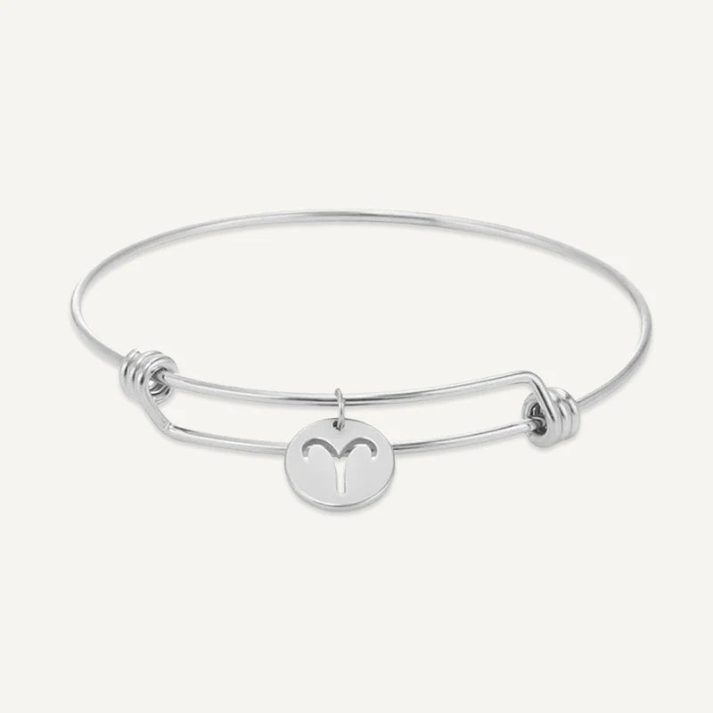 Sternzeichen Armband mit rundem Medaillon