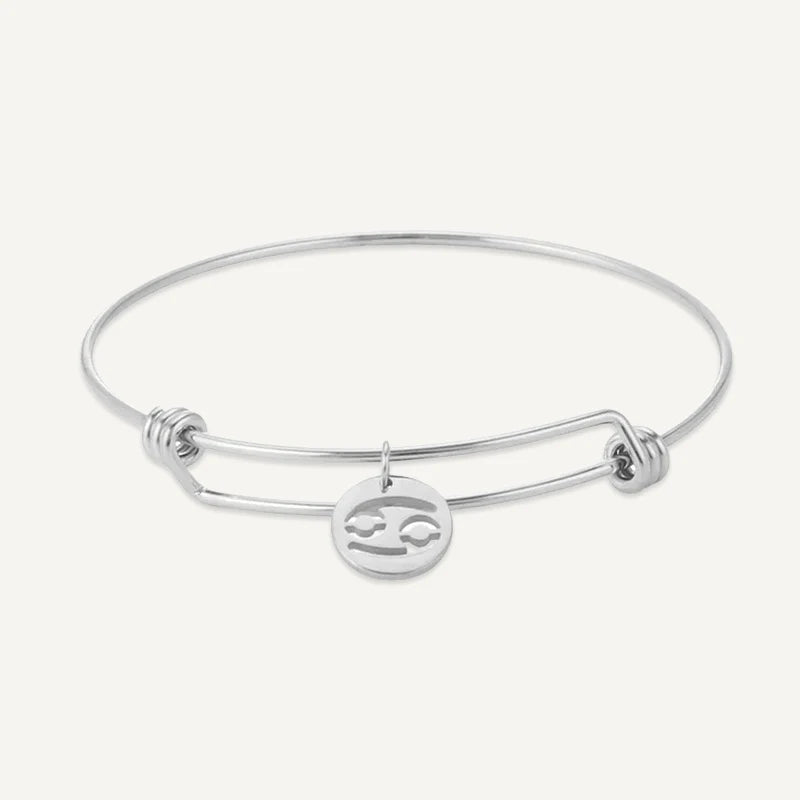 Sternzeichen Armband mit rundem Medaillon