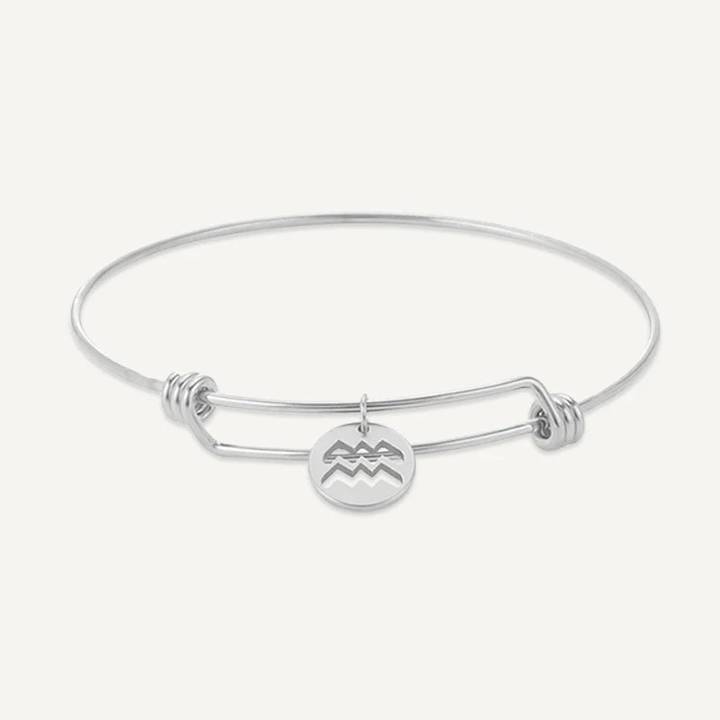 Sternzeichen Armband mit rundem Medaillon