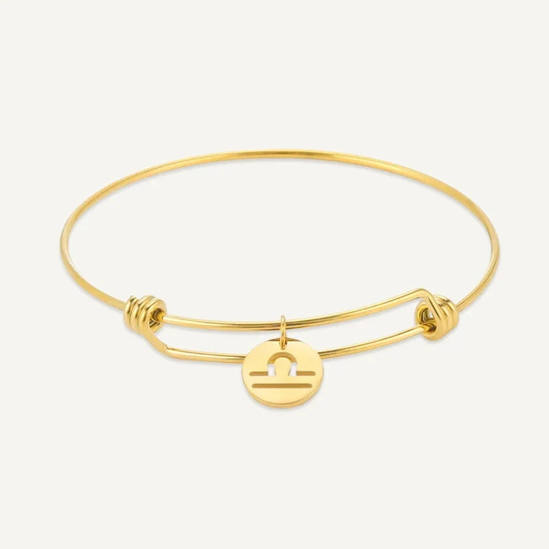 Sternzeichen Armband mit rundem Medaillon