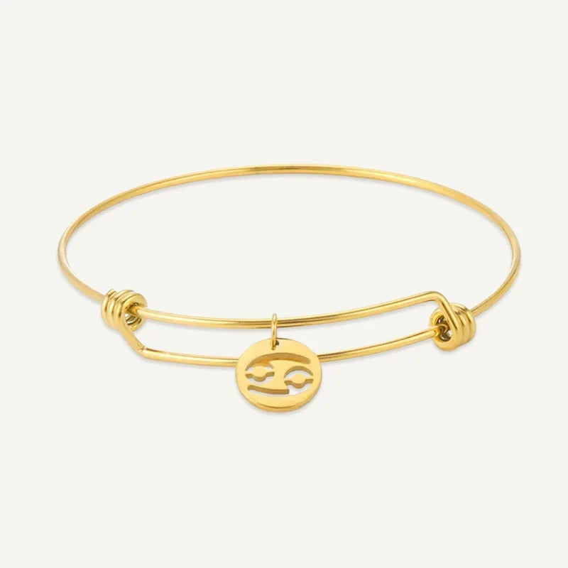Sternzeichen Armband mit rundem Medaillon
