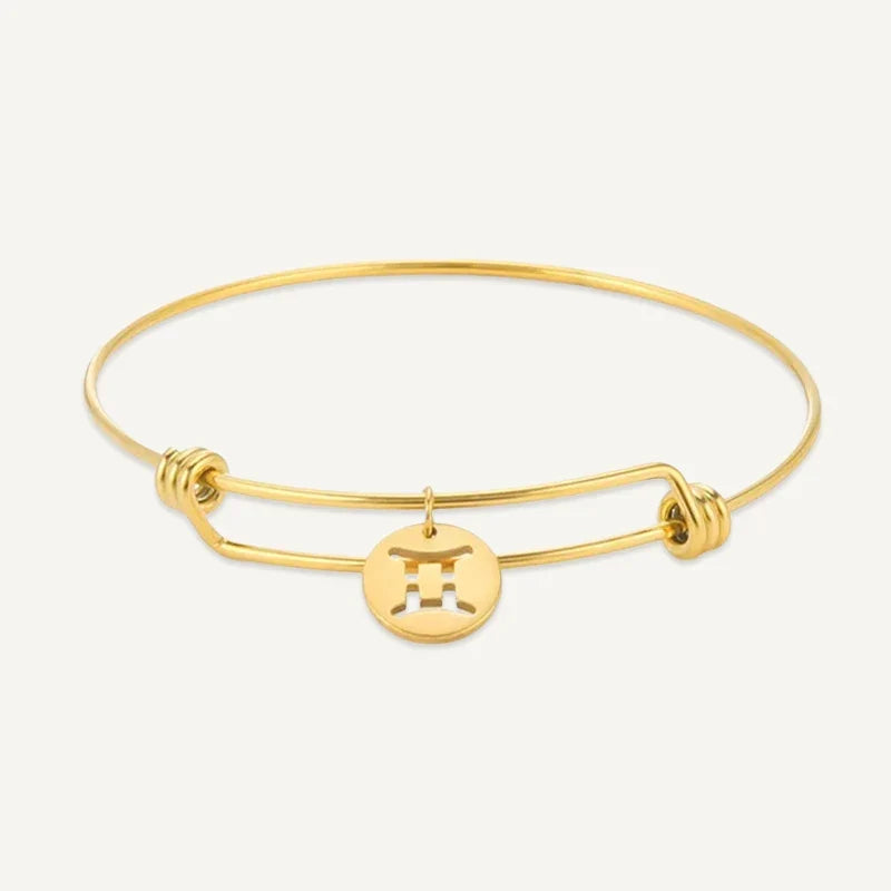 Sternzeichen Armband mit rundem Medaillon