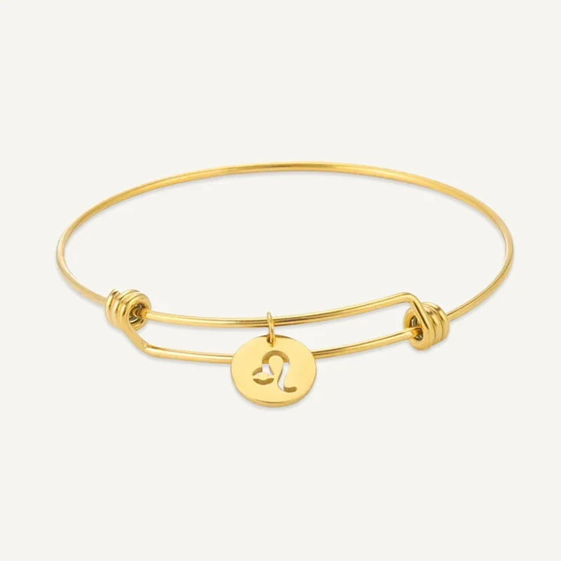 Sternzeichen Armband mit rundem Medaillon
