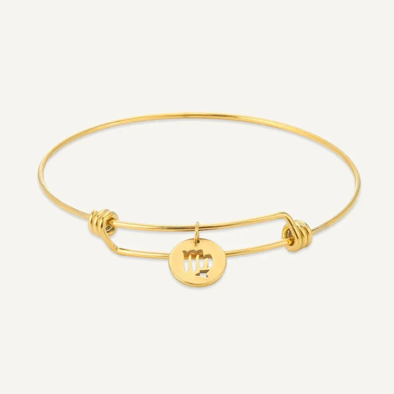 Sternzeichen Armband mit rundem Medaillon