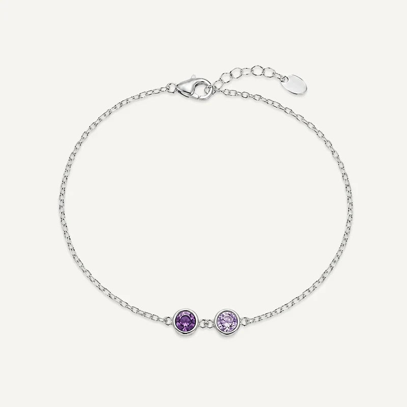 Geburtsstein Armband personalisiert