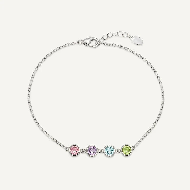 Geburtsstein Armband personalisiert