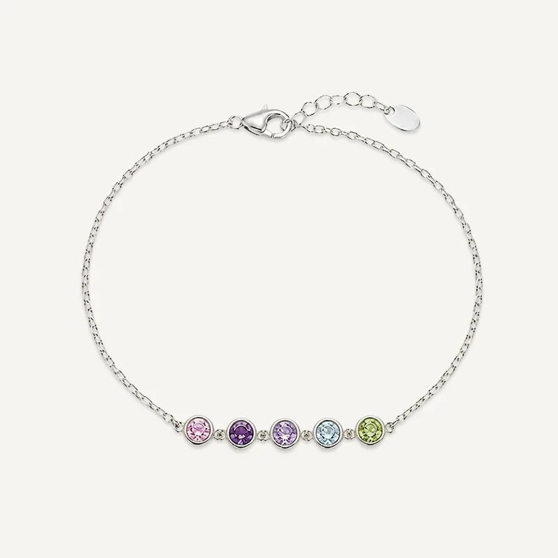 Geburtsstein Armband personalisiert